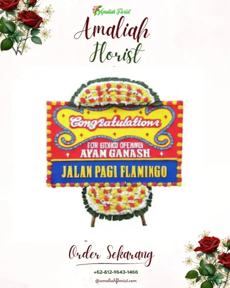 Sewa Papan Bunga Singkil Dua